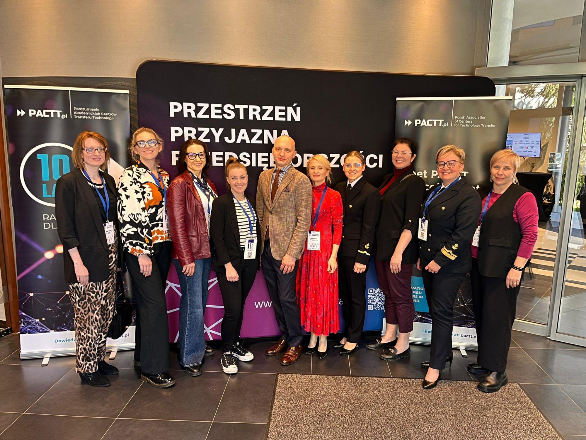 Uczestnicy 18. edycji Konferencji Porozumienia Akademickich Centrów Transferu Technologii 