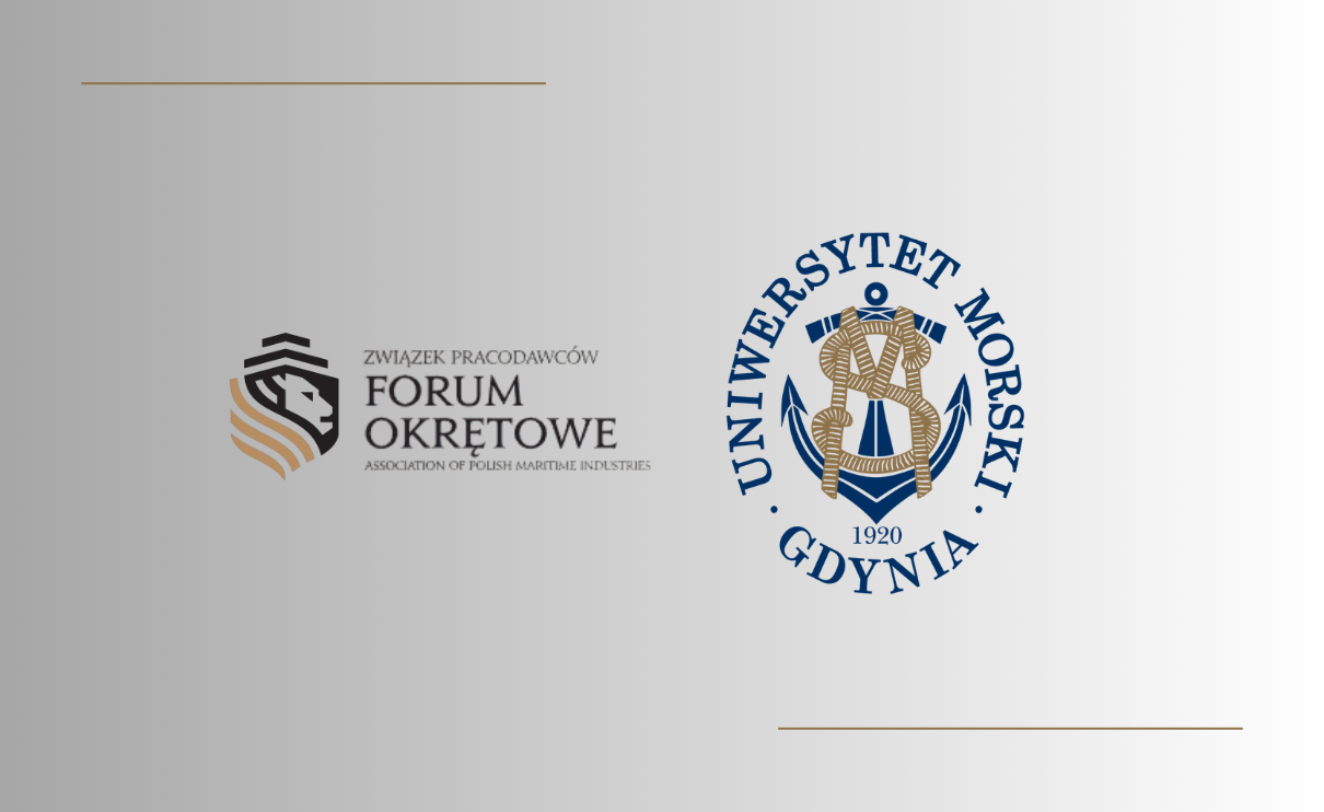 Logotypy: UMG oraz Forum Okrętowe