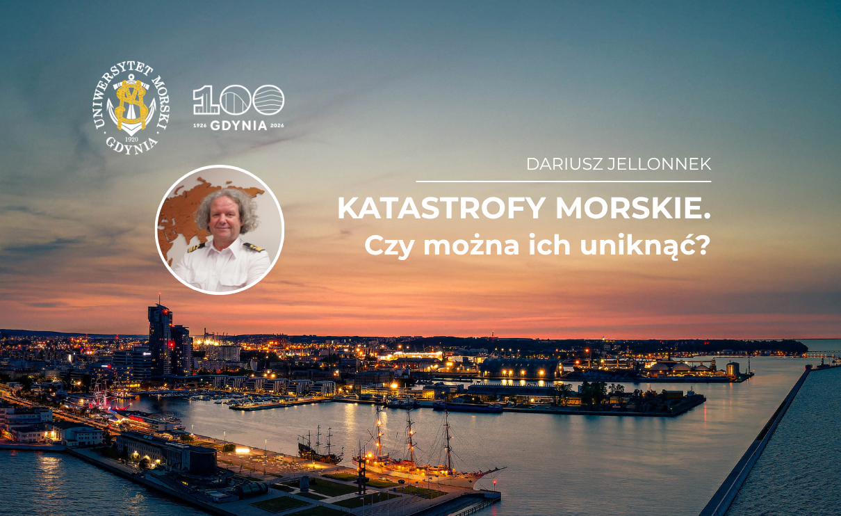 Plansza promująca wykład na 100-lecie Gdyni