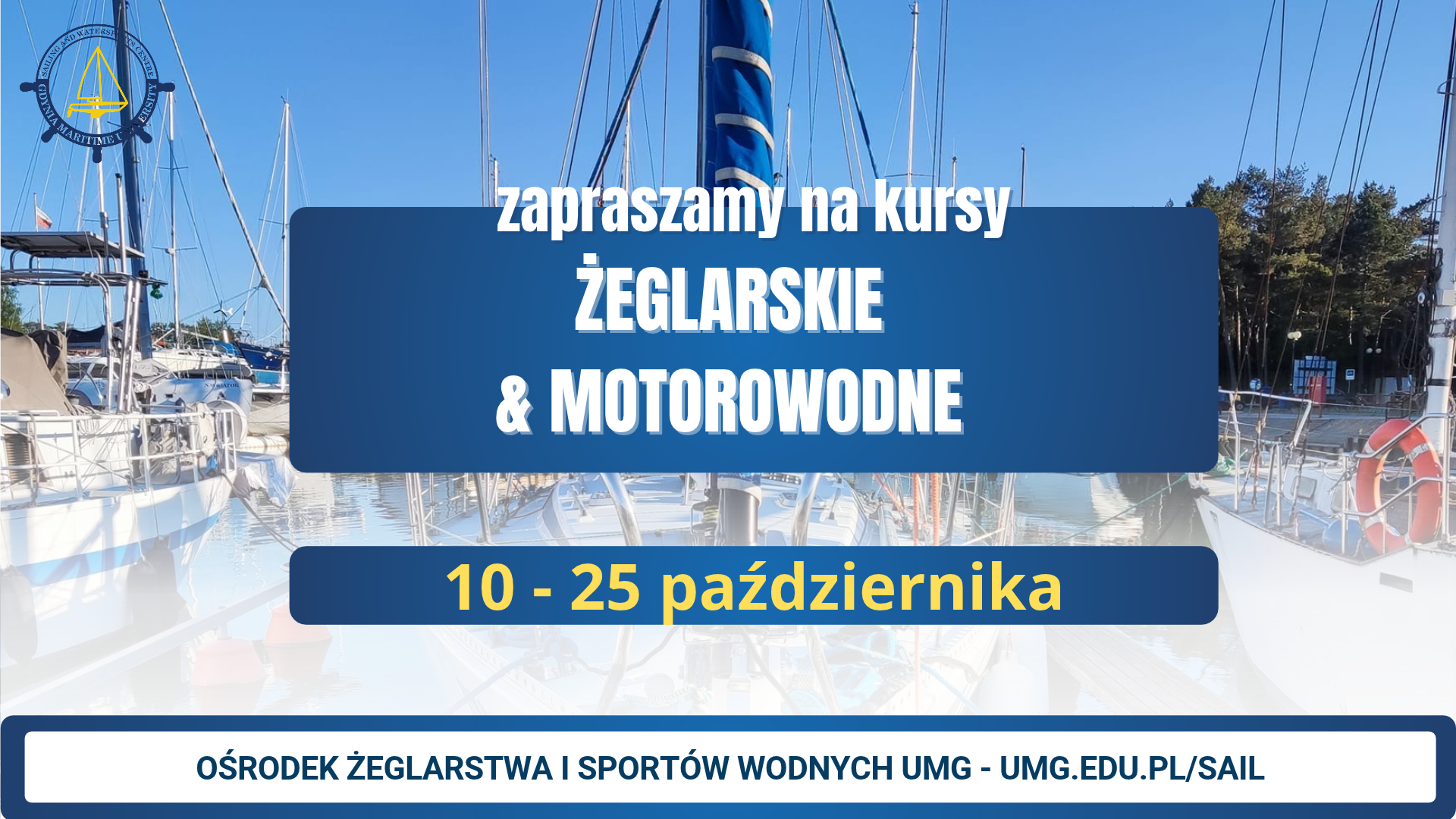 Plansza promująca kursy OŻiSW