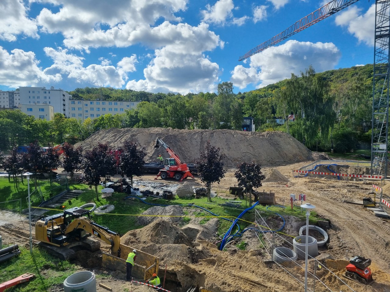 Trwa budowa Hali Sportowej Uniwersytetu Morskiego w Gdyni