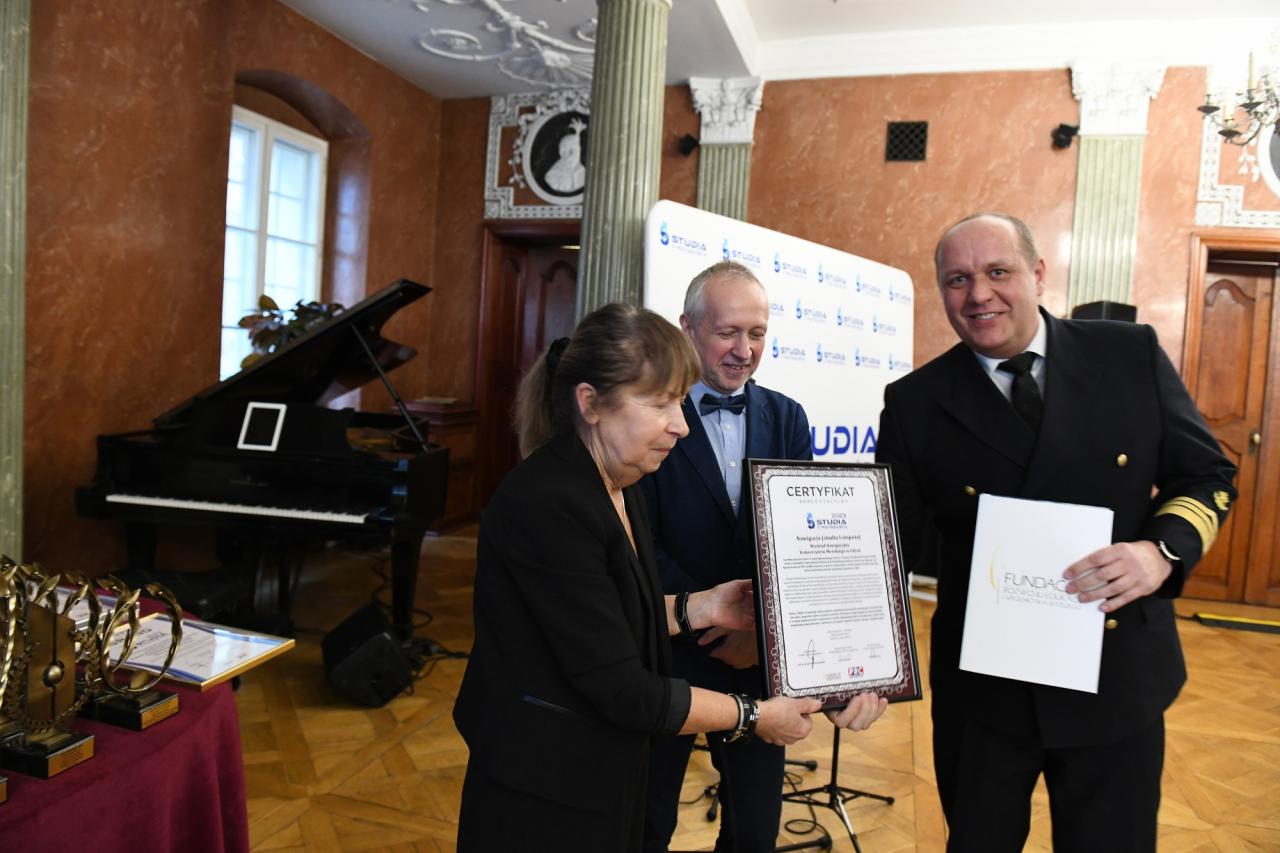 Wydział Nawigacyjny laureatem konkursu „Studia z Przyszłością 2023”