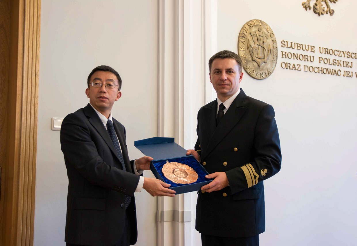Wizyta delegacji Shanghai Maritime University w Gdyni