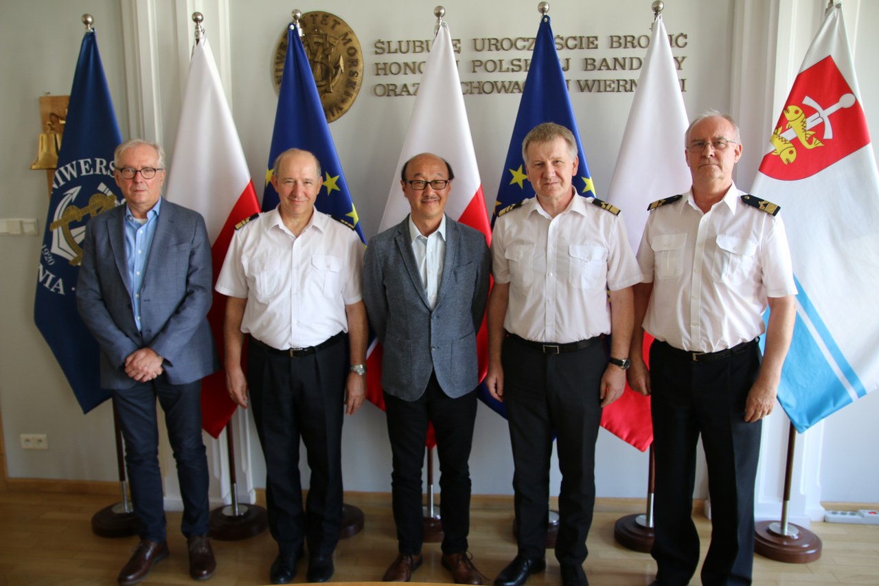 Przedstawiciele National Taiwan Ocean University z wizytą na Uniwersytecie Morskim w Gdyni