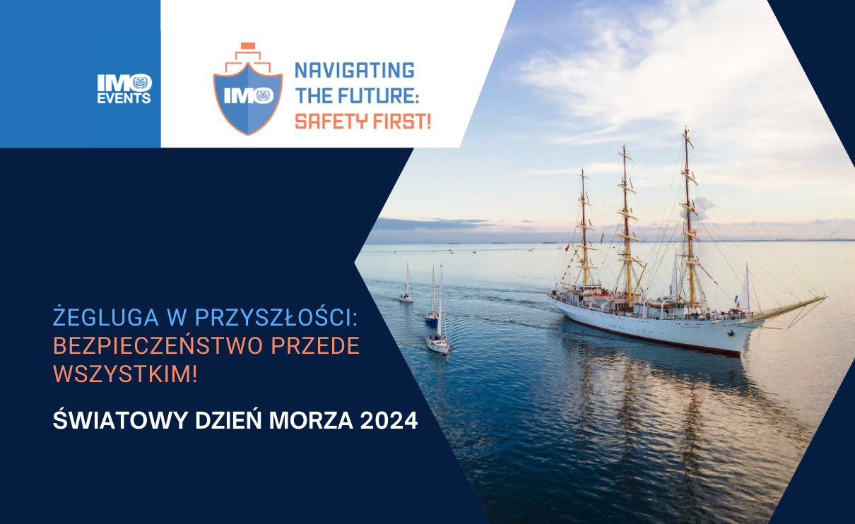 Plansza z tytułem Światowy Dzień Morza 2024