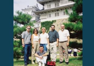 2001, Kobe Japonia. Uczestnicy Dorocznego Walnego Zgromadzenia IAMU - AGA2