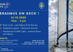 Erasmus on Deck – Erasmus Days na Uniwersytecie Morskim!