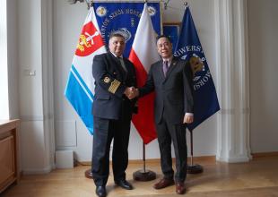 Rektor UMG prof. Adam Weintrit i Ambasador Republiki Filipin