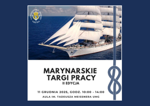 Plakat promujący II Marynarskie Targi Pracy
