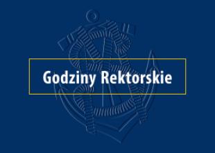 Plansza z hasłem Godziny Rektorskie