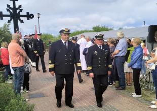 Uroczystości w Alei Zasłużonych Ludzi Morza w Rewie