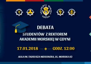 Debata z Rektorem Akademii Morskiej w Gdyni