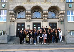 Wizyta uczniów z I Liceum Ogólnokształcącego w Rykach