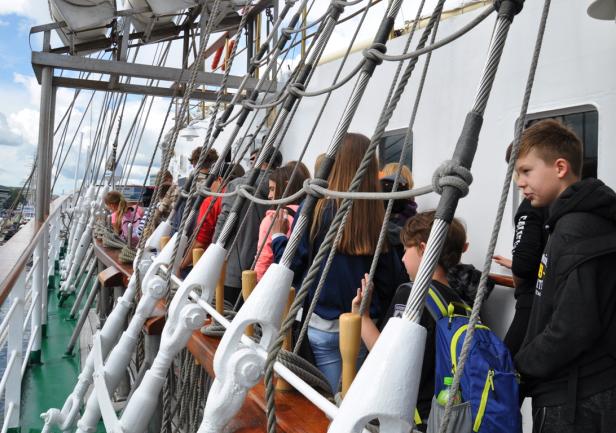 Akademia Morska w Gdyni gościła dzieci z Rytla  Akademia Morska w Gdyni gościła dzieci z Rytla