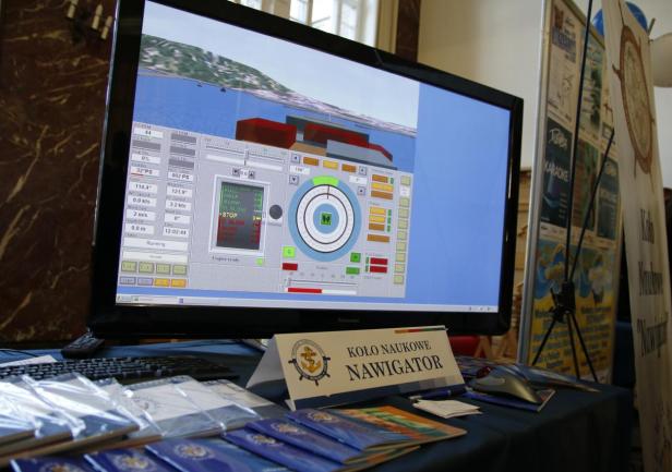 Koło Naukowe Nawigator, fot. Katarzyna Okońska Stoisko Koła Naukowego Nawigator.