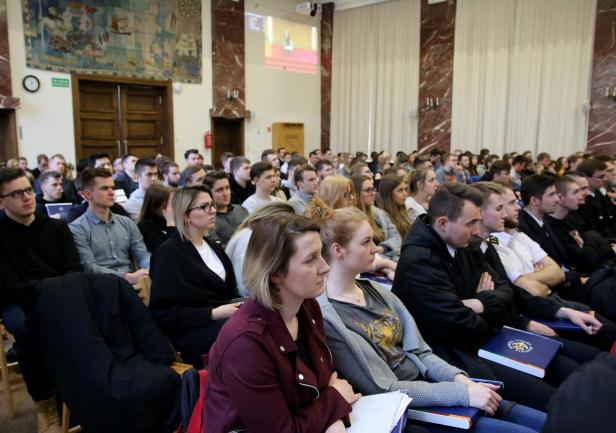 Debata z Rektorem Akademii Morskiej w Gdyni, fot. Magdalena Zajk