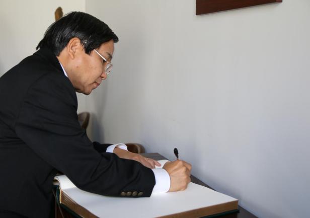 Wizyta Ambasadora Wietnamu Wizyta Ambasadora Wietnamu