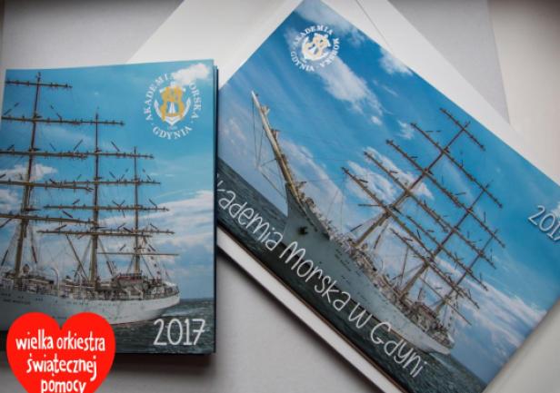 Kalendarze Akademii Morskiej przeznaczone na licytację Kalendarze Akademii Morskiej w Gdyni