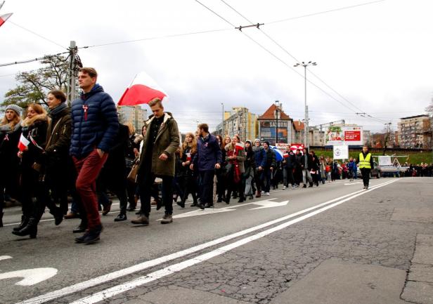 Parada Niepodległości w Gdyni, fot. Katarzyna Okońska