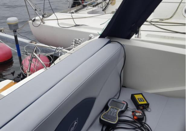 Studenci AMG realizują pomiary hydrograficzne