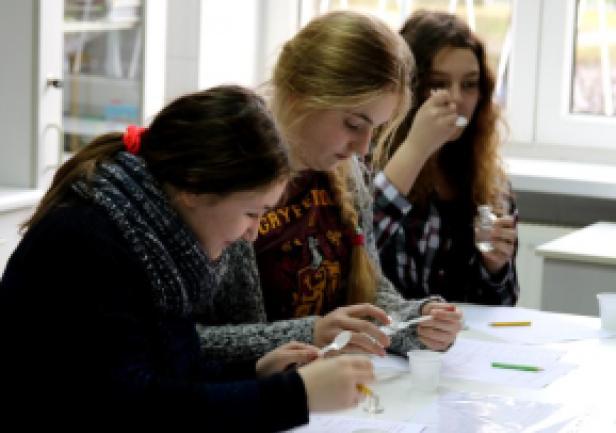 Wizyta uczniów w AMG, fot. Magdalena Zajk