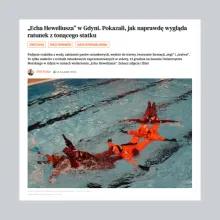 Wycinek z publikacji medialnej nt. pokazów ITR