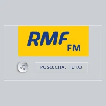 plansza z logo radia RMF FM