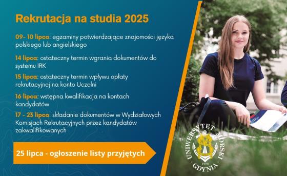 Terminy rekrutacji grafika