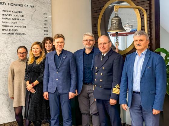 Delegacja z Lithuanian Maritime Academy z Kłajpedy z wizytą w UMG