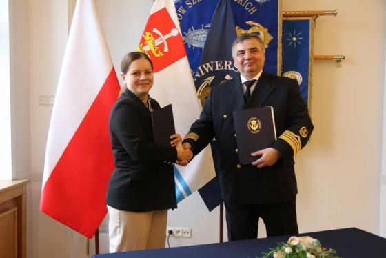 JM Rektor prof. A. Weintrit i Prezydent Miasta Gdynia A. Kosiorek