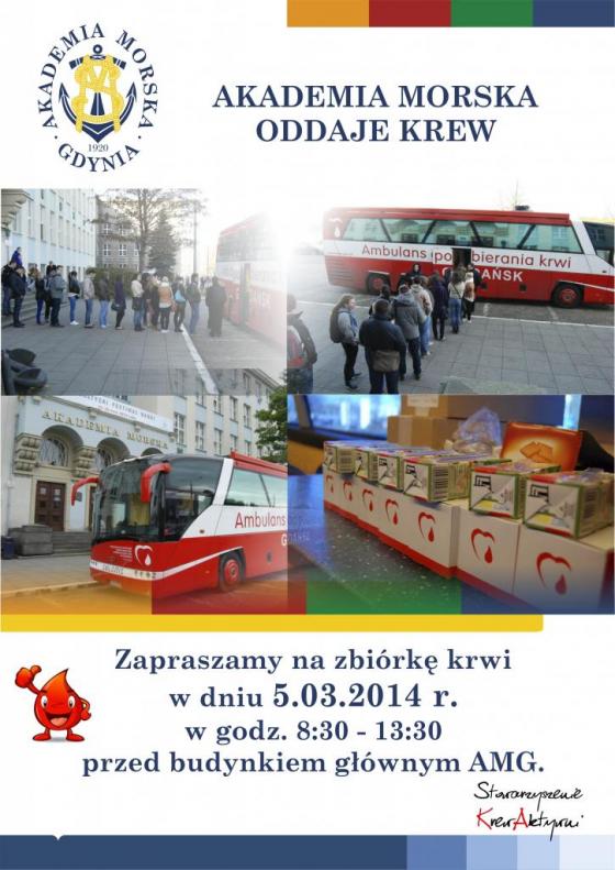 Studenci AMG oddają krew!