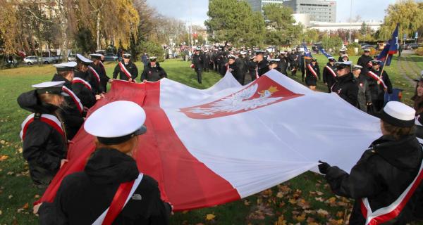 Parada Niepodległości w Gdyni, fot. Katarzyna Okońska Parada Niepodległości w Gdyni, fot. Katarzyna Okońska