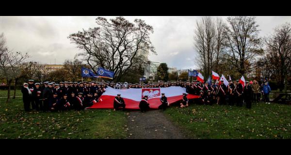 Parada Niepodległości w Gdyni, fot. Katarzyna Okońska Parada Niepodległości w Gdyni, fot. Katarzyna Okońska
