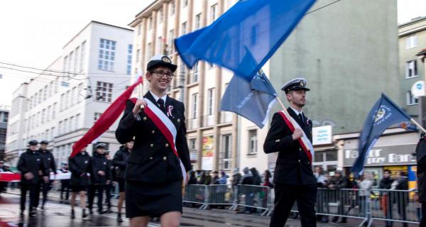 Parada Niepodległości w Gdyni, fot. Katarzyna Okońska Parada Niepodległości w Gdyni, fot. Katarzyna Okońska