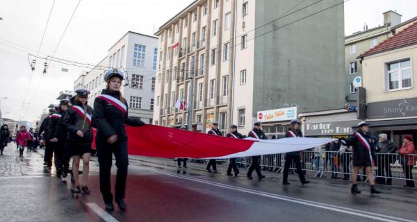 Parada Niepodległości w Gdyni, fot. Katarzyna Okońska Parada Niepodległości w Gdyni, fot. Katarzyna Okońska